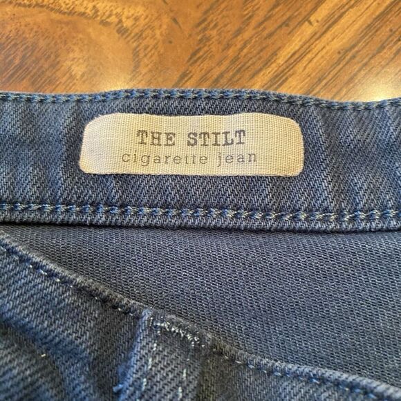 AG Adriano Goldschmied the STILT Cigarette Leg Jeans Sz 31R Blue - Picture 2 of 12